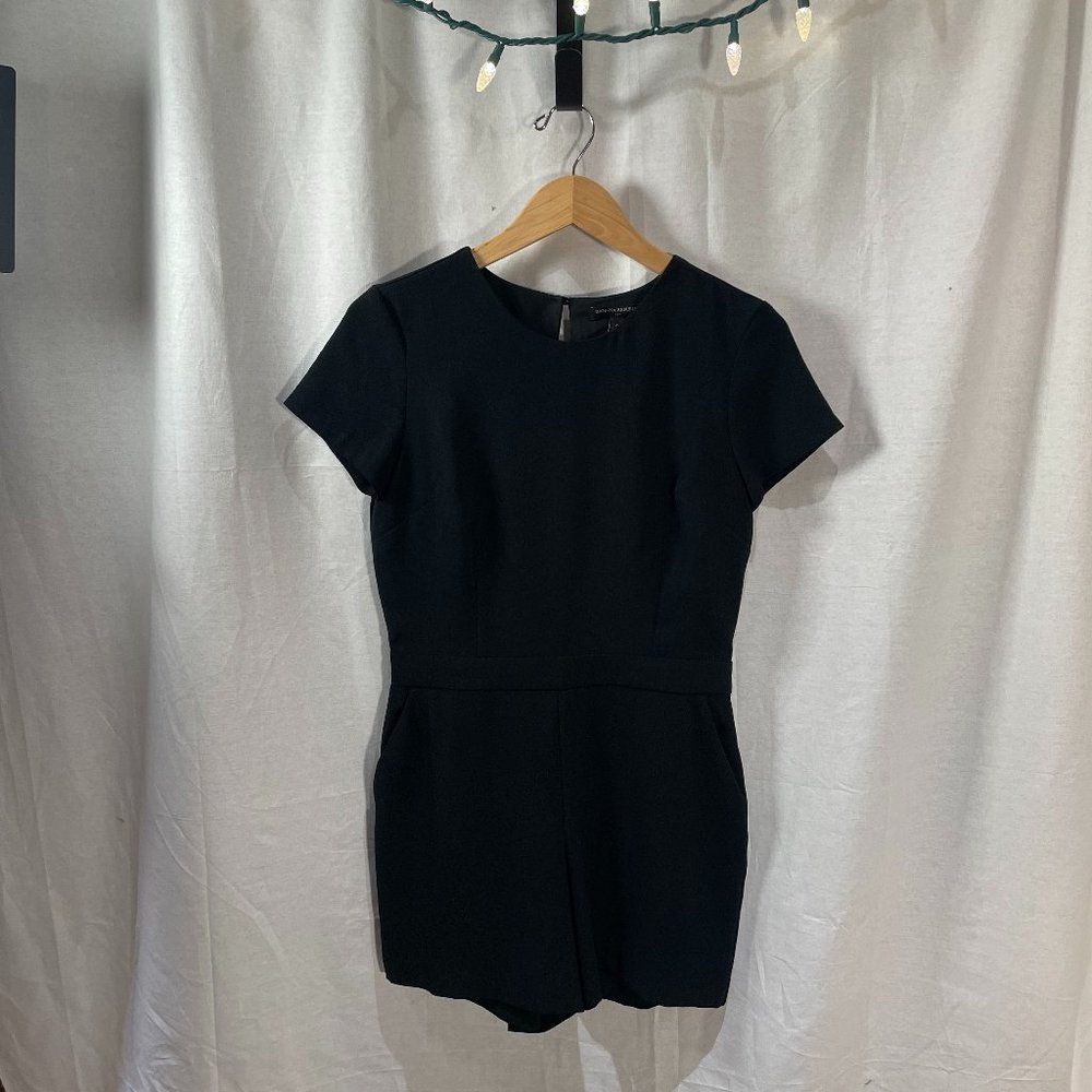 Banana Republic Black Short Romper Sz 4